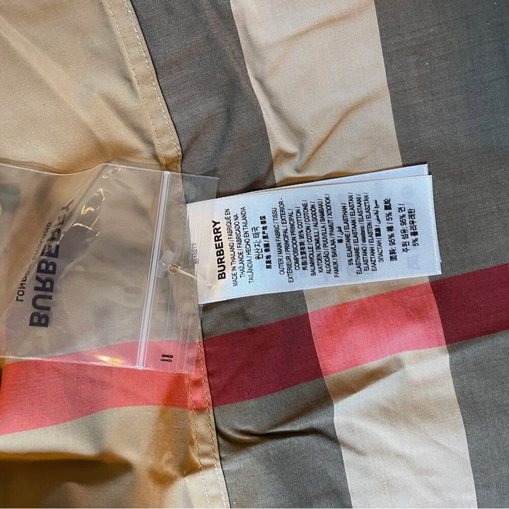 Burberry brand new men's check print shirt S - Picture 8 of 9